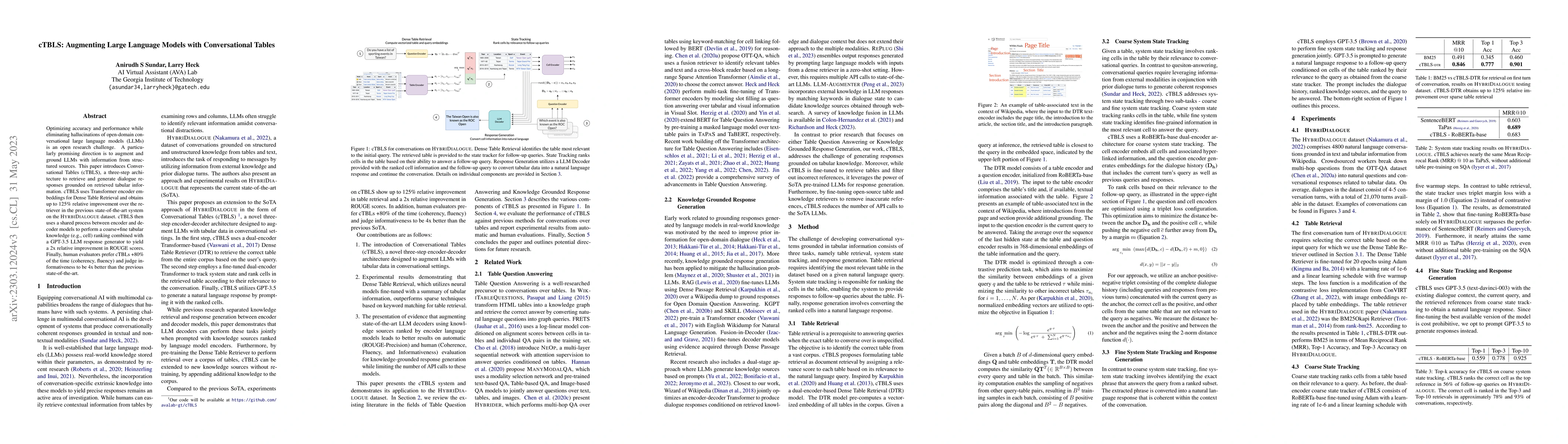 Thumbnail for cTBLS: Augmenting Large Language Models with Conversational Tables