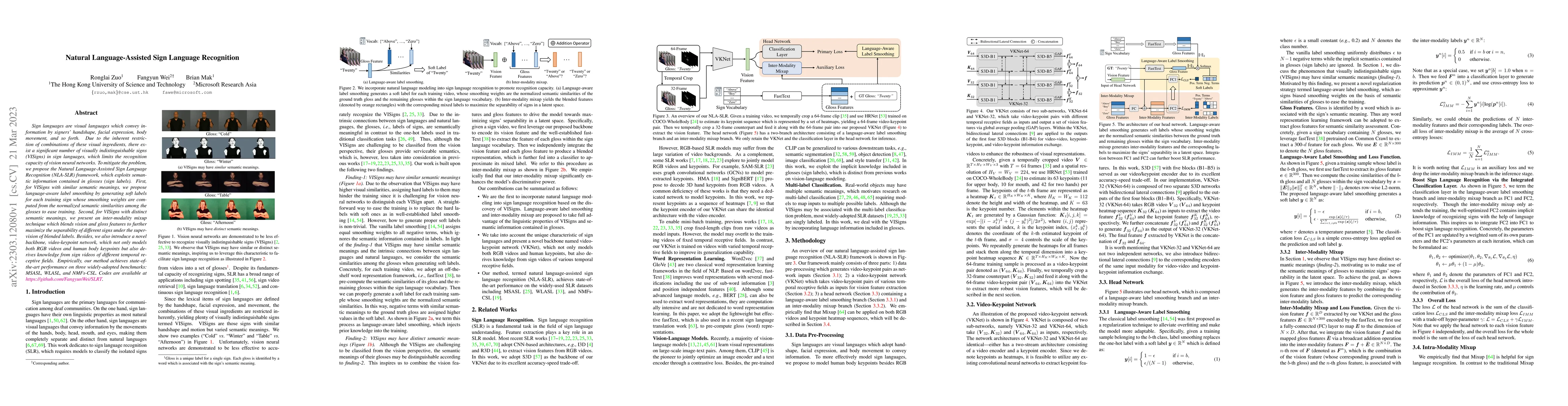 Thumbnail for Natural Language-Assisted Sign Language Recognition