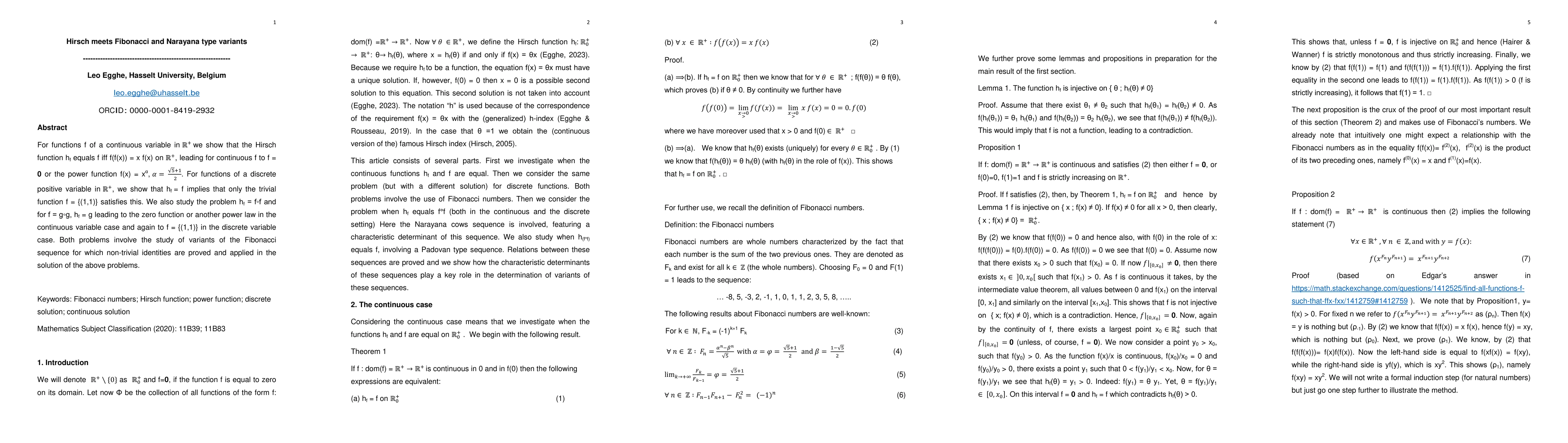 Thumbnail for Hirsch meets Fibonacci and Narayana type variants