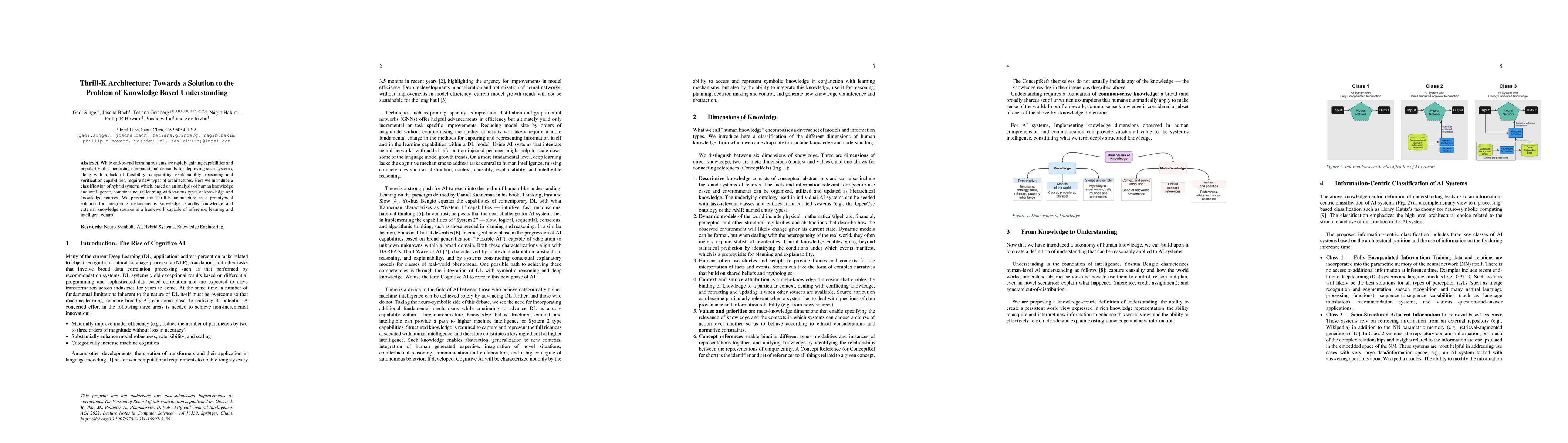 Thumbnail for Thrill-K Architecture: Towards a Solution to the Problem of Knowledge
  Based Understanding