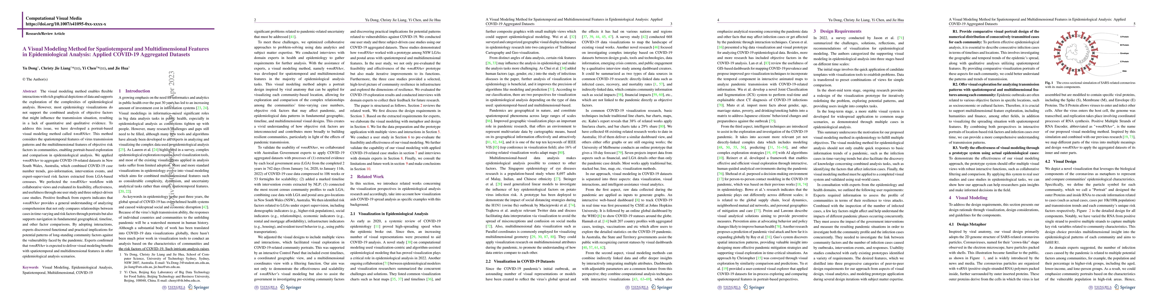 Thumbnail for A Visual Modeling Method for Spatiotemporal and Multidimensional
  Features in Epidemiological Analysis: Applied COVID-19 Aggregated Datasets