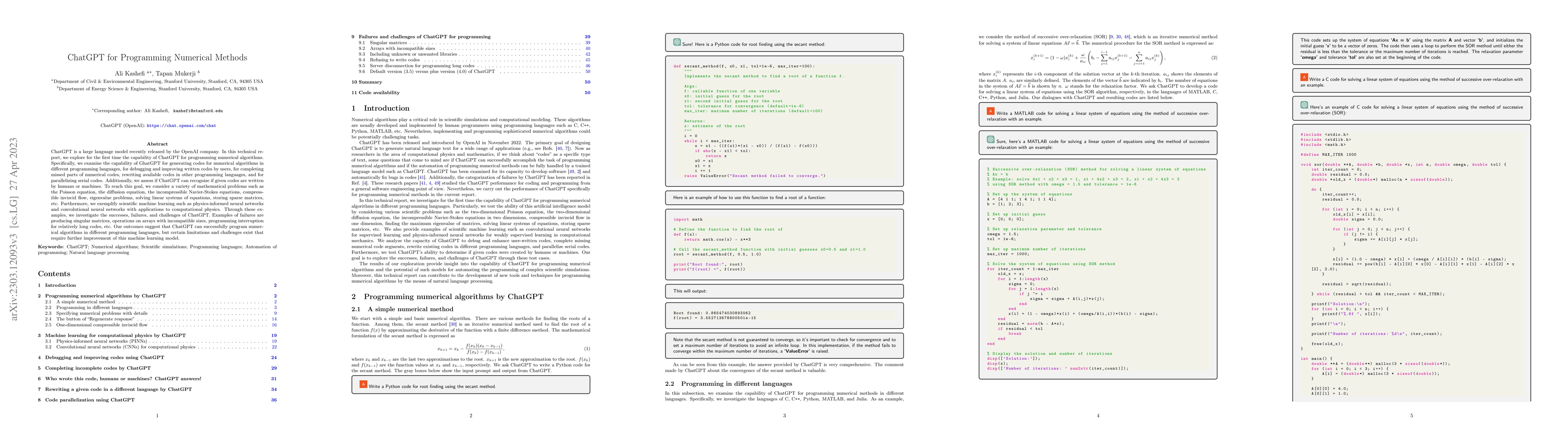 Thumbnail for ChatGPT for Programming Numerical Methods