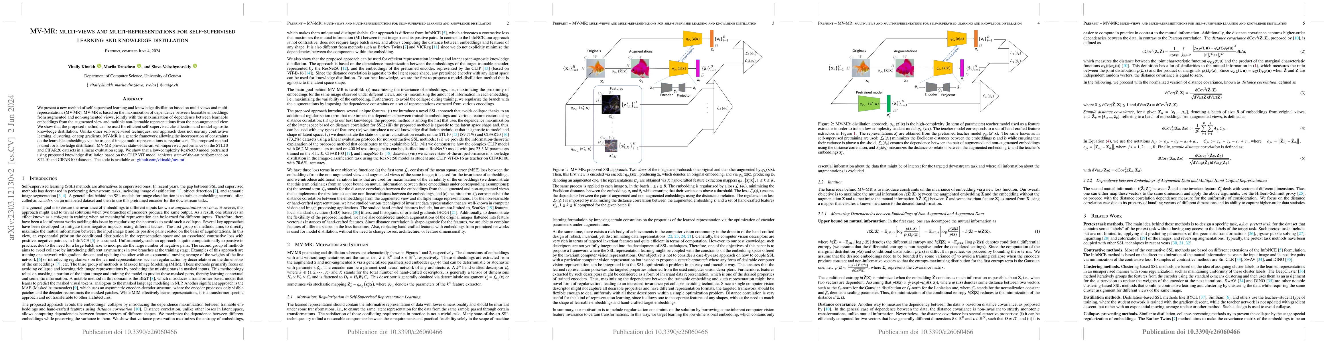Thumbnail for MV-MR: multi-views and multi-representations for self-supervised
  learning and knowledge distillation