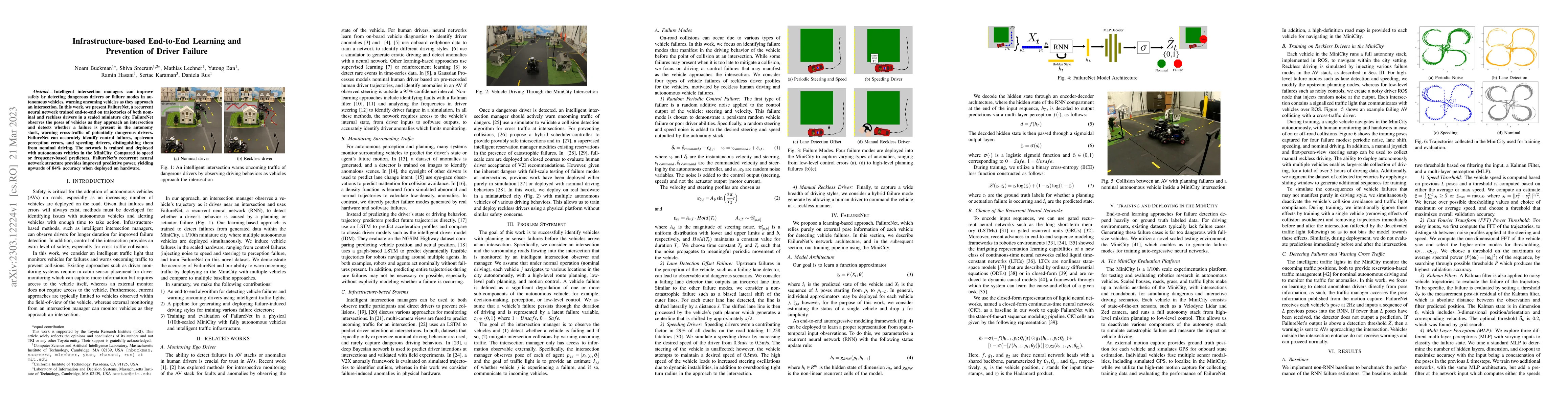 Thumbnail for Infrastructure-based End-to-End Learning and Prevention of Driver
  Failure