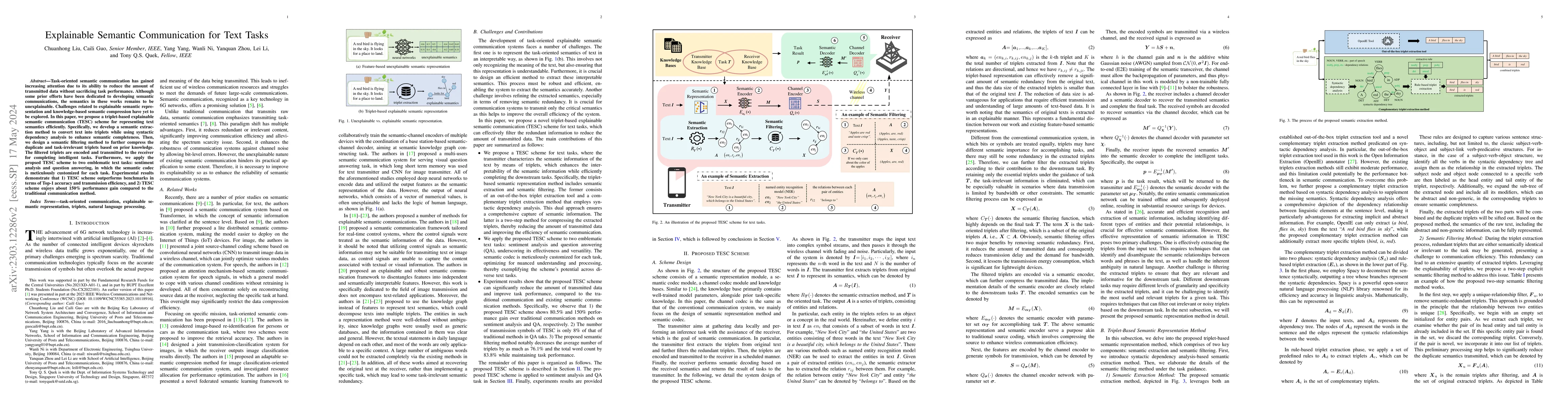 Thumbnail for Explainable Semantic Communication for Text Tasks