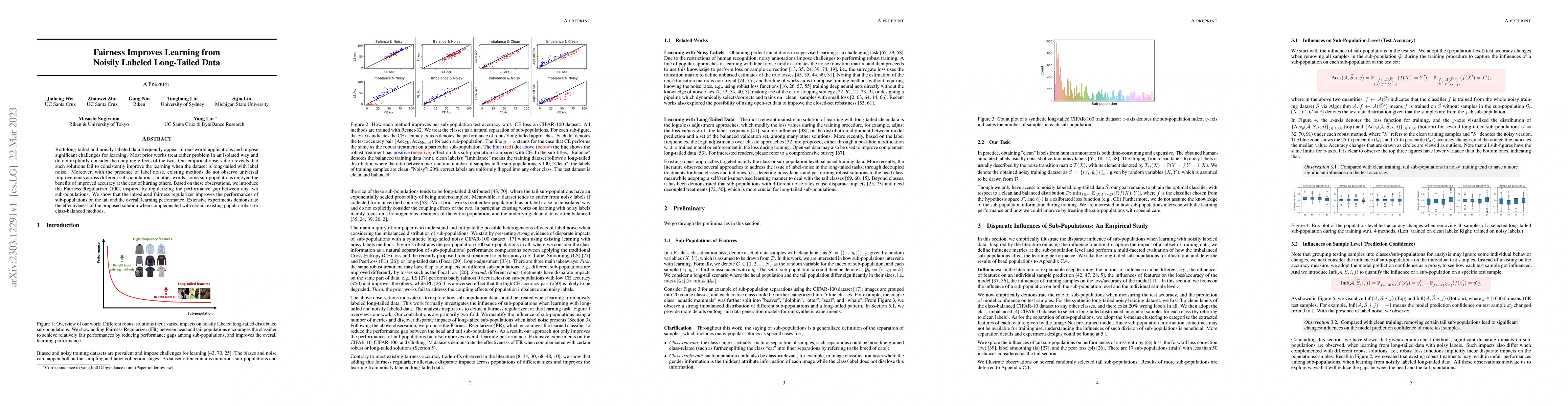 Thumbnail for Fairness Improves Learning from Noisily Labeled Long-Tailed Data