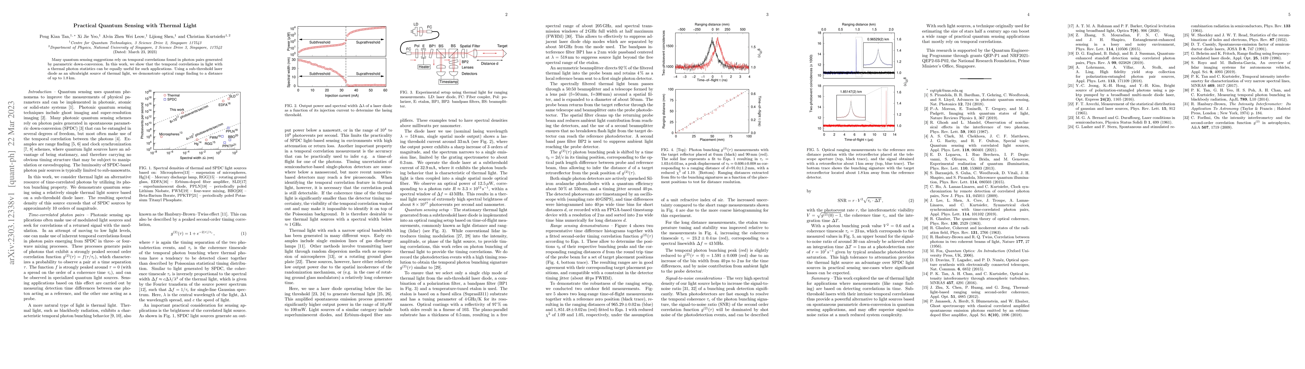 Thumbnail for Practical Quantum Sensing with Thermal Light