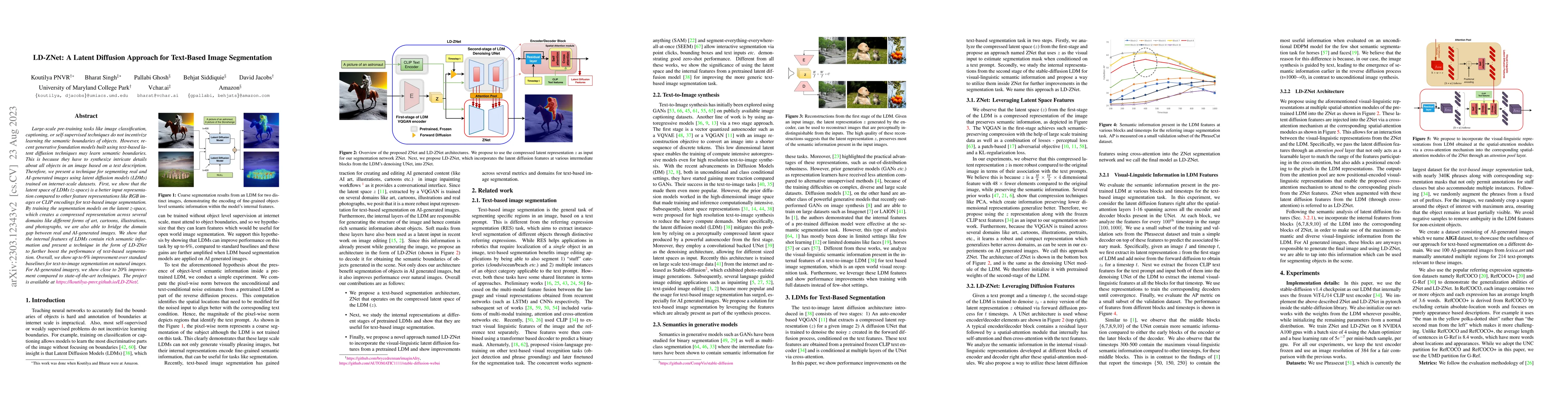 Thumbnail for LD-ZNet: A Latent Diffusion Approach for Text-Based Image Segmentation