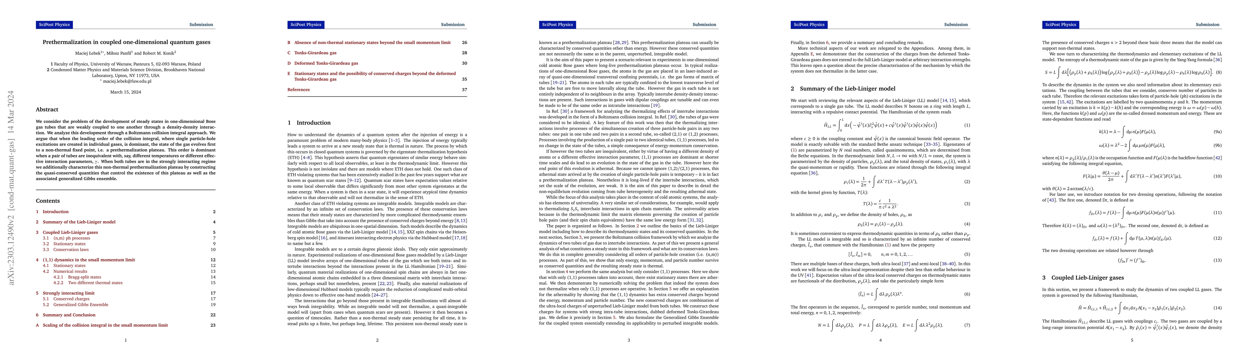 Thumbnail for Prethermalization in coupled one-dimensional quantum gases