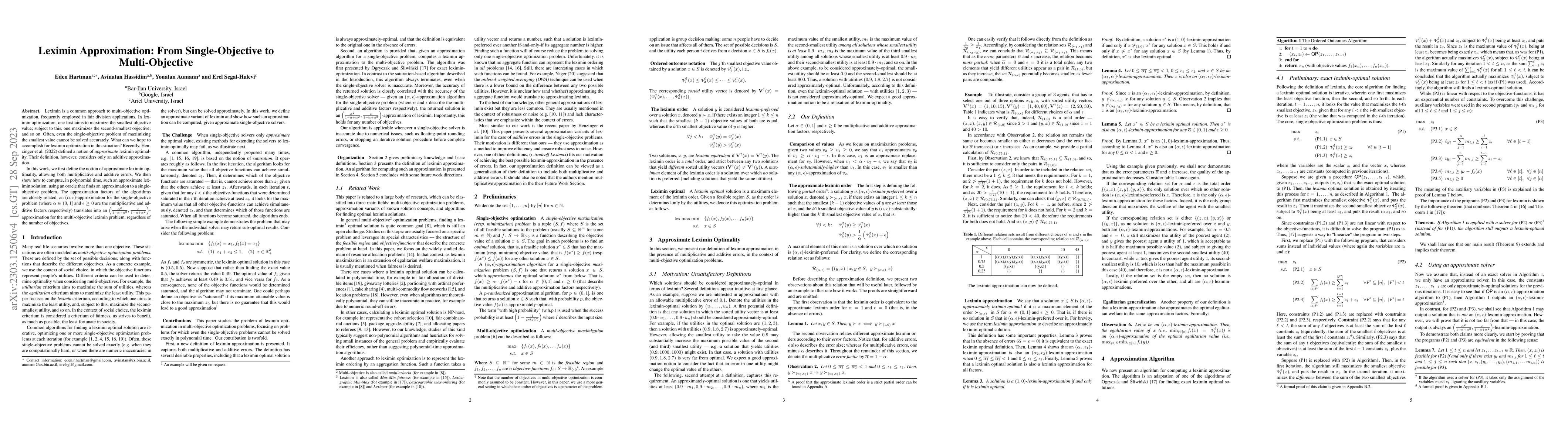 Thumbnail for Leximin Approximation: From Single-Objective to Multi-Objective