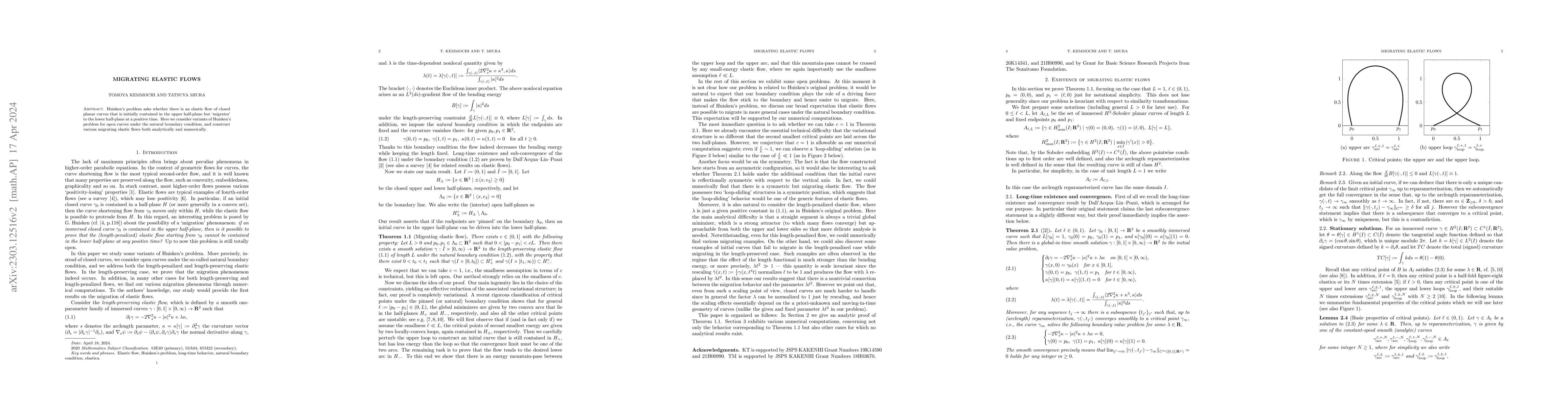 Thumbnail for Migrating elastic flows