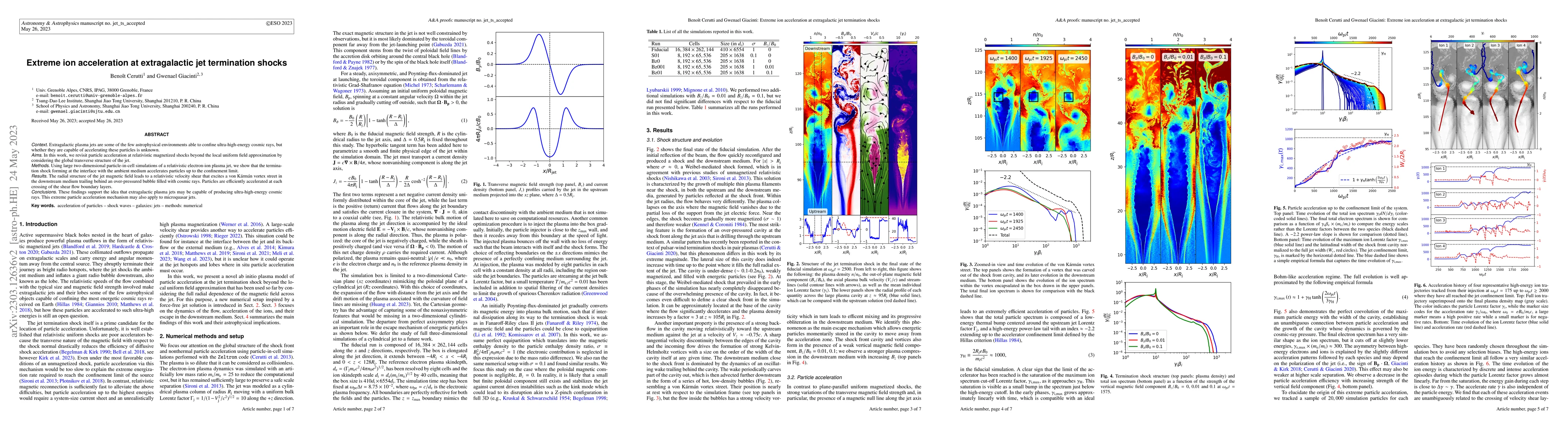 Thumbnail for Extreme ion acceleration at extragalactic jet termination shocks