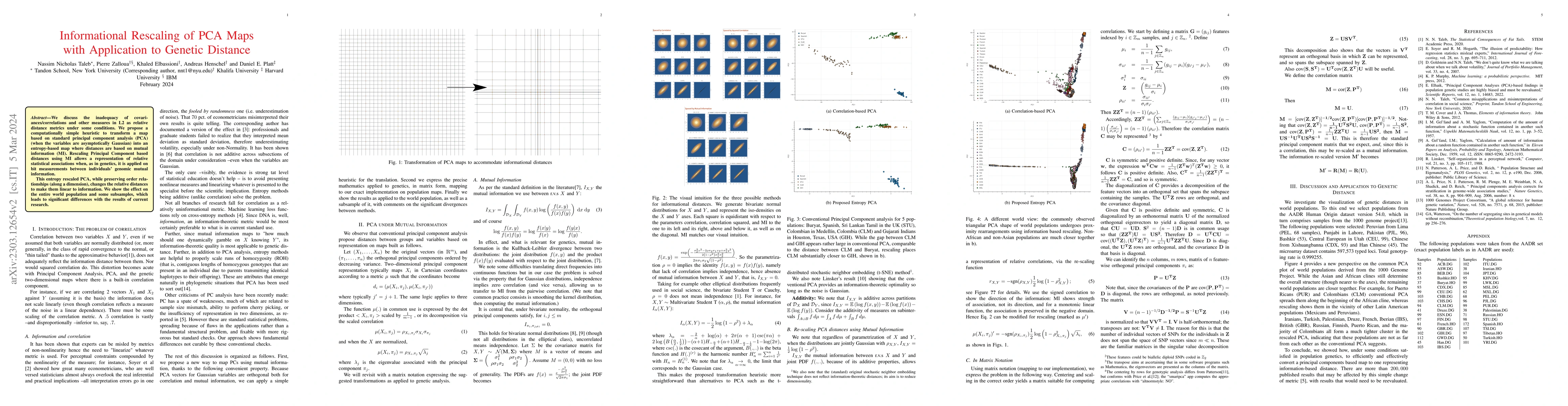 Thumbnail for Informational Rescaling of PCA Maps with Application to Genetic Distance