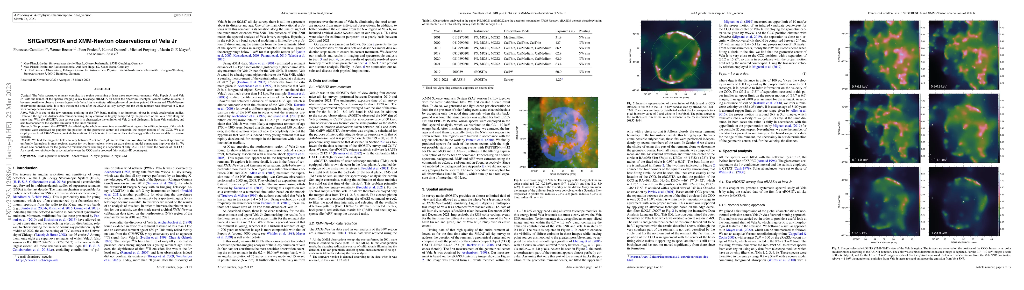 Thumbnail for SRG/eROSITA and XMM-Newton observations of Vela Jr