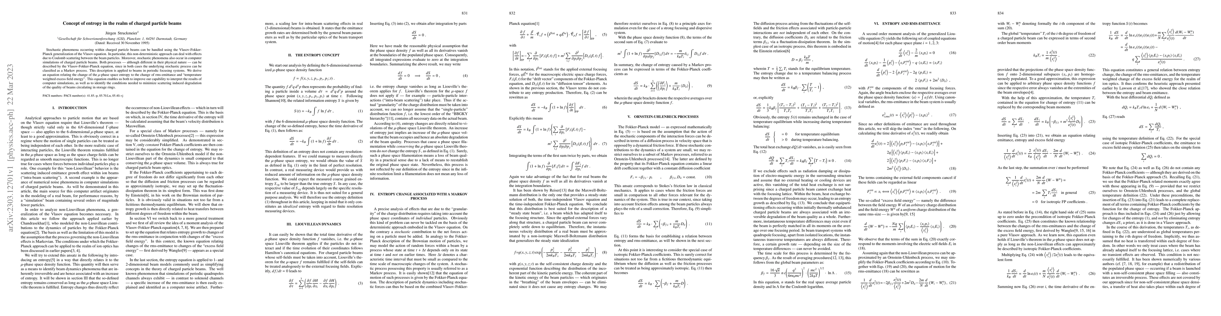 Thumbnail for Concept of entropy in the realm of charged particle beams