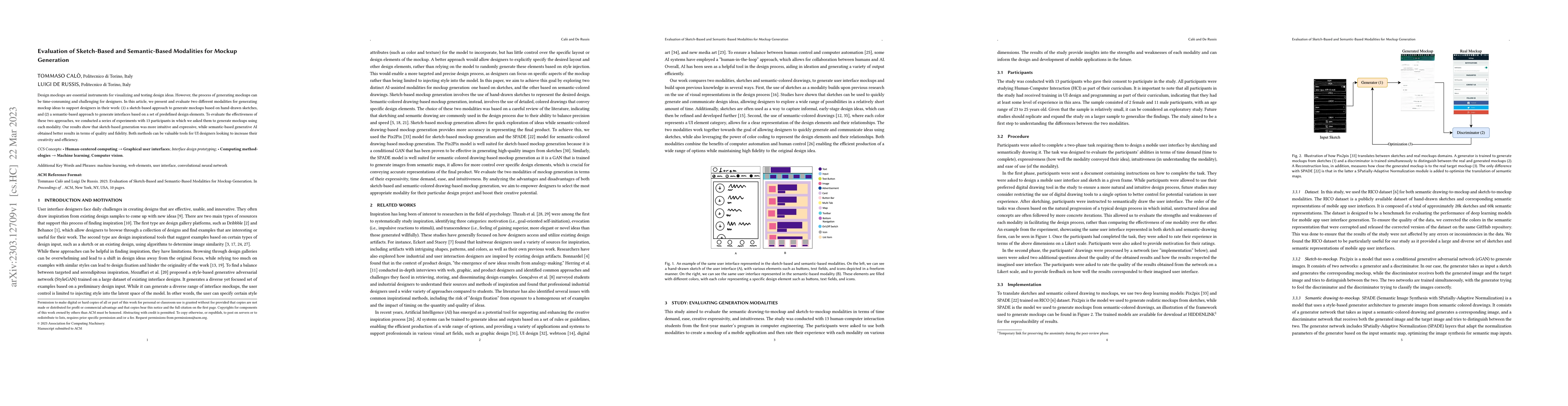 Thumbnail for Evaluation of Sketch-Based and Semantic-Based Modalities for Mockup
  Generation