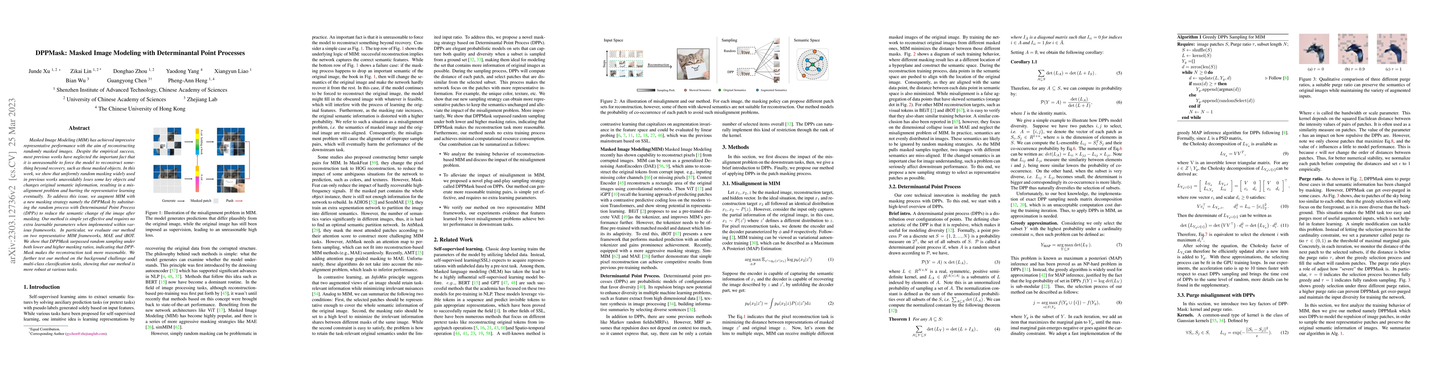 Thumbnail for DPPMask: Masked Image Modeling with Determinantal Point Processes