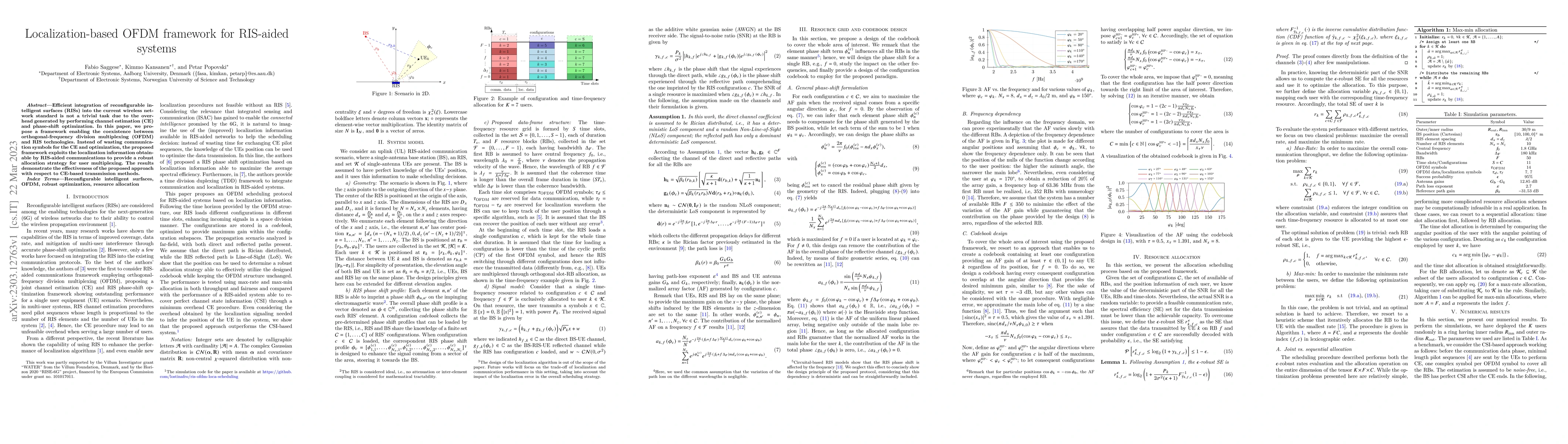 Thumbnail for Localization-based OFDM framework for RIS-aided systems