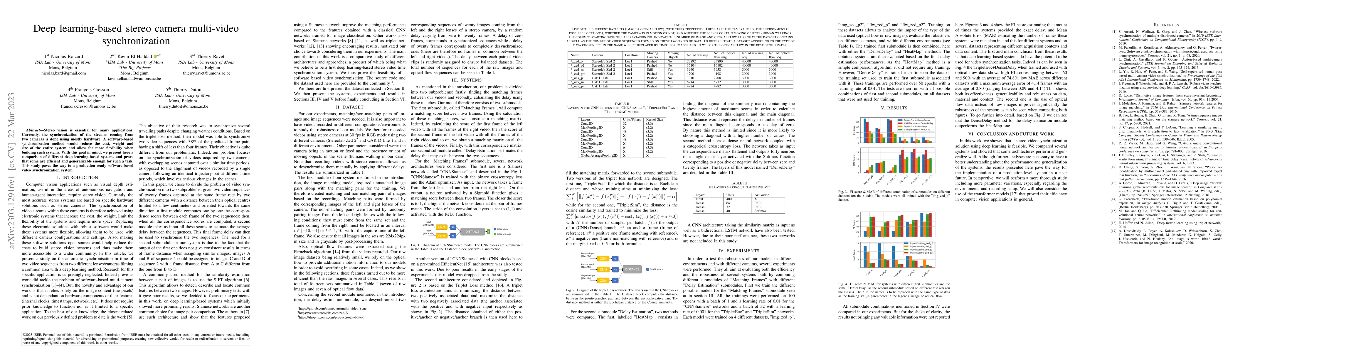Thumbnail for Deep learning-based stereo camera multi-video synchronization