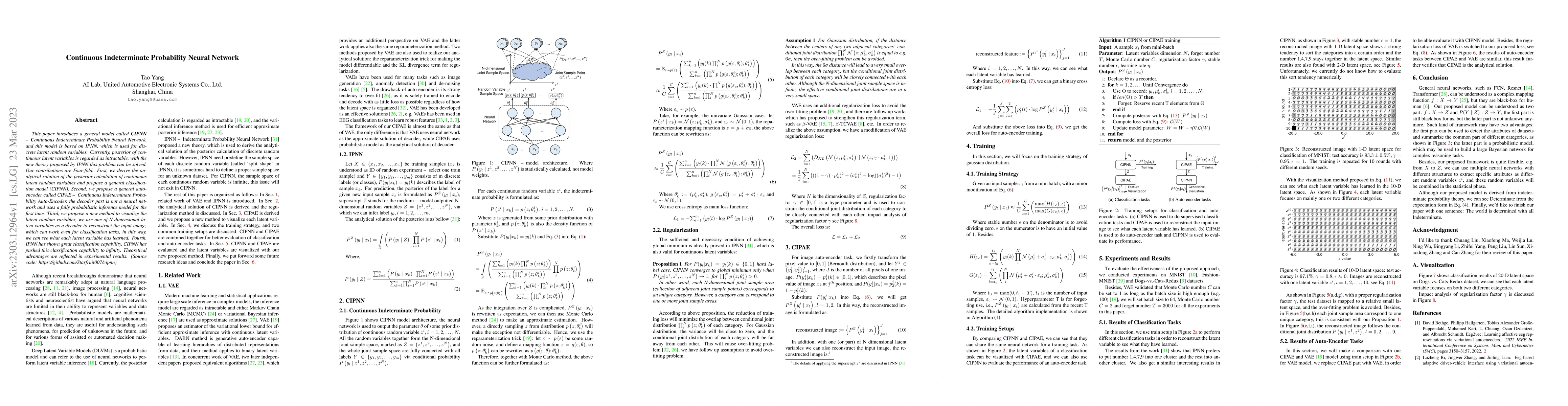 Thumbnail for Continuous Indeterminate Probability Neural Network