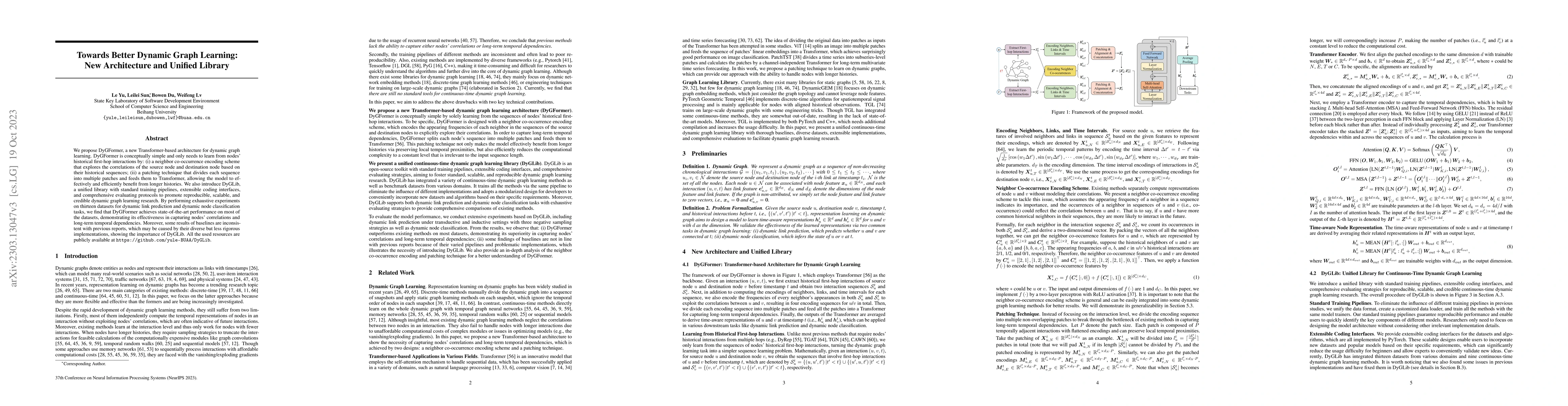Thumbnail for Towards Better Dynamic Graph Learning: New Architecture and Unified
  Library