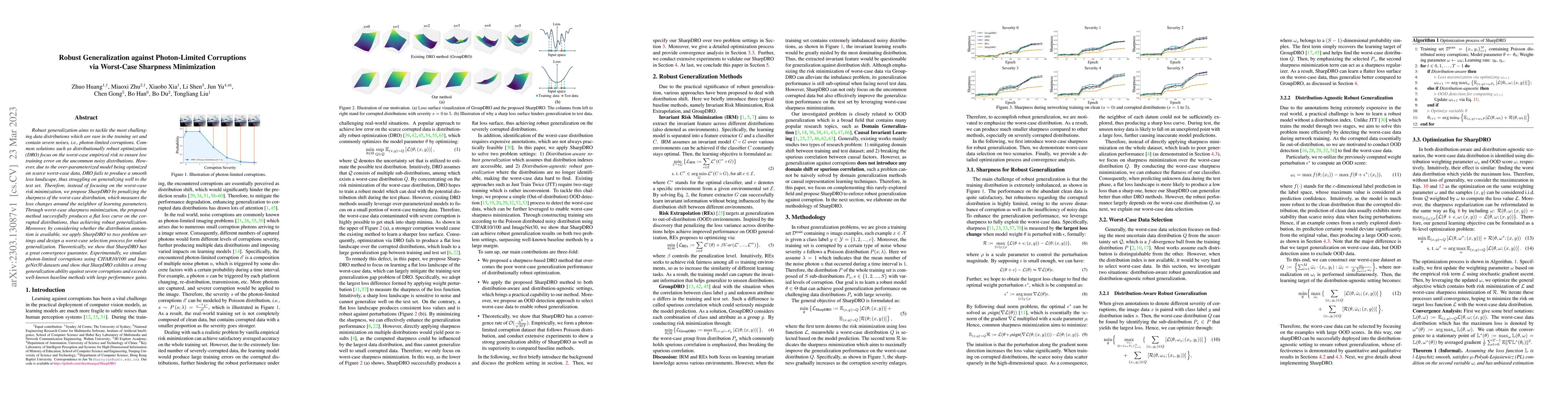 Thumbnail for Robust Generalization against Photon-Limited Corruptions via Worst-Case
  Sharpness Minimization