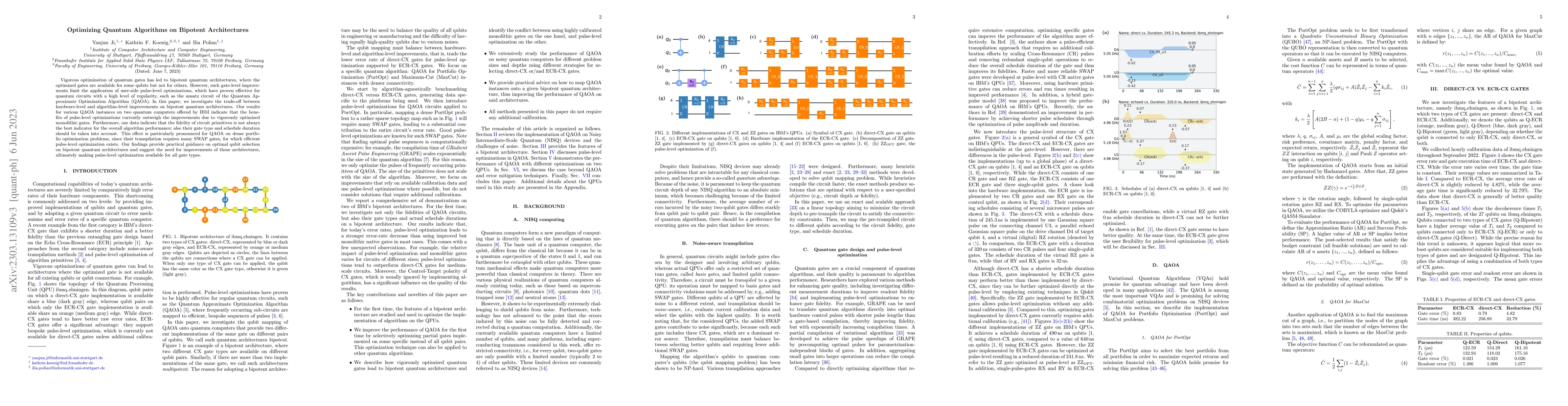 Thumbnail for Optimizing Quantum Algorithms on Bipotent Architectures