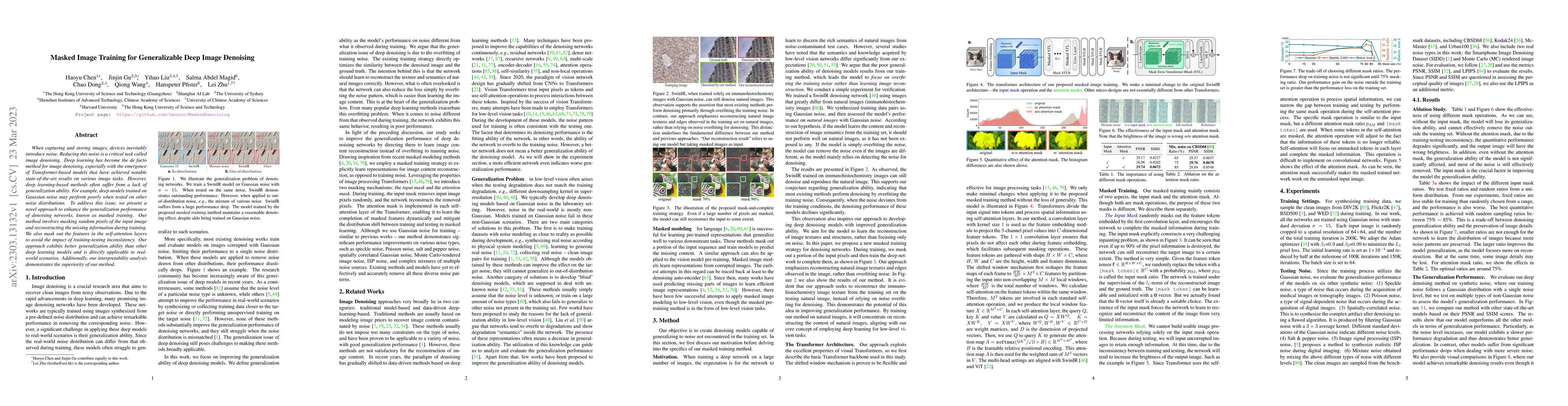 Thumbnail for Masked Image Training for Generalizable Deep Image Denoising