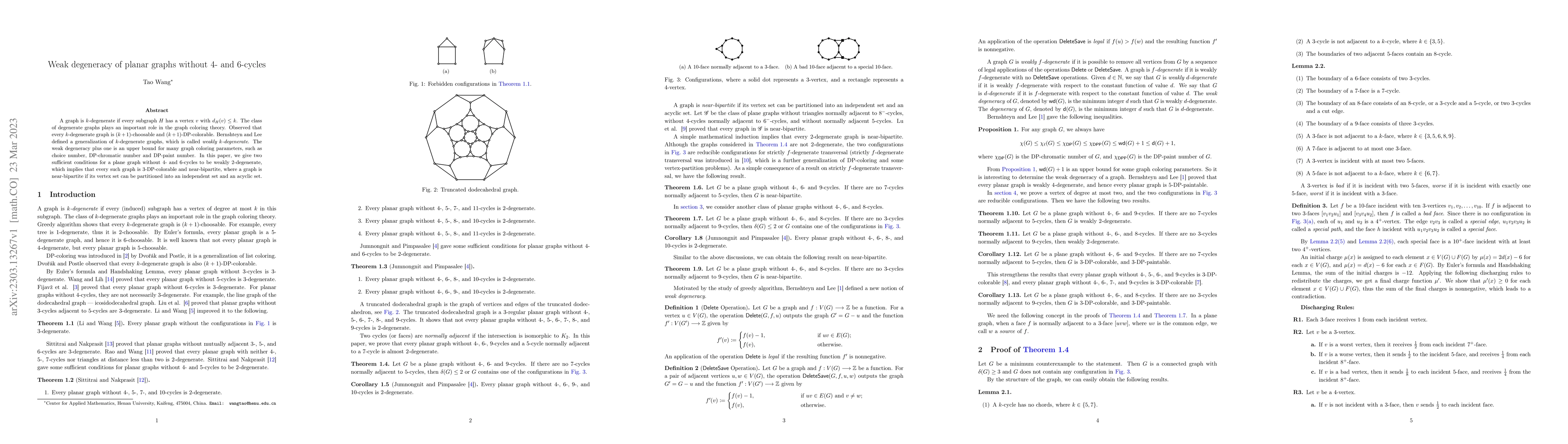 Thumbnail for Weak degeneracy of planar graphs without 4- and 6-cycles