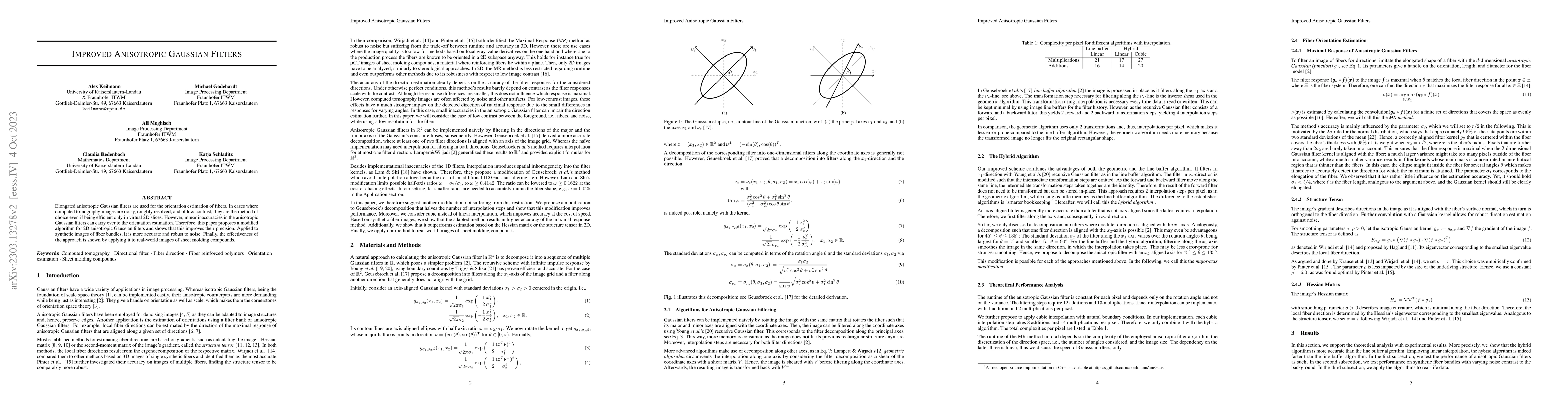 Thumbnail for Improved Anisotropic Gaussian Filters
