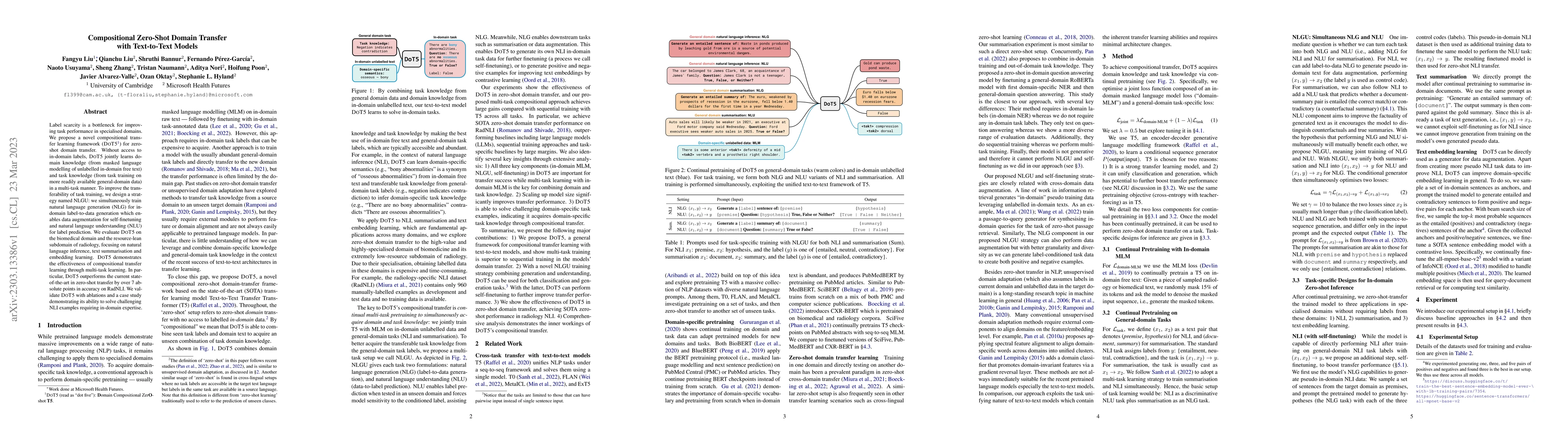 Thumbnail for Compositional Zero-Shot Domain Transfer with Text-to-Text Models