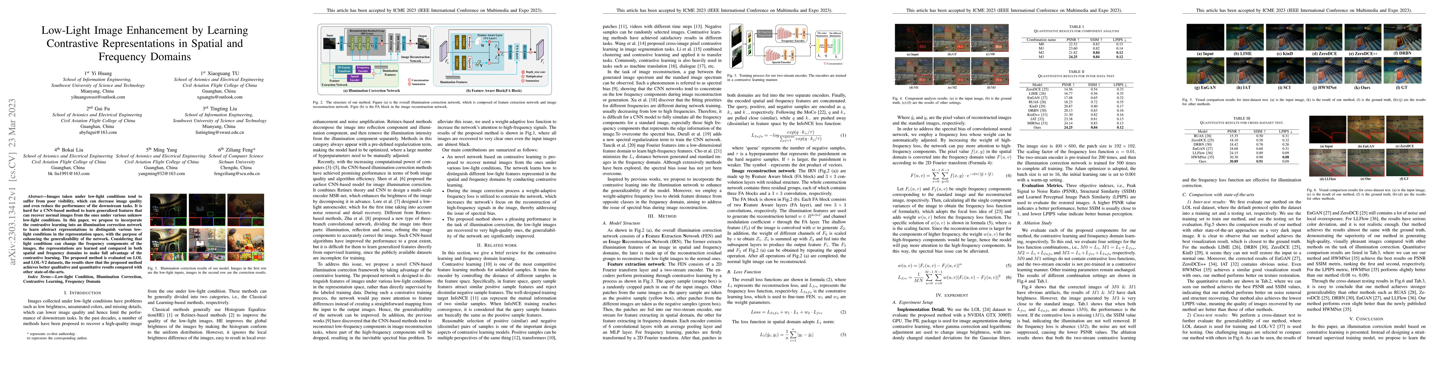 Thumbnail for Low-Light Image Enhancement by Learning Contrastive Representations in
  Spatial and Frequency Domains