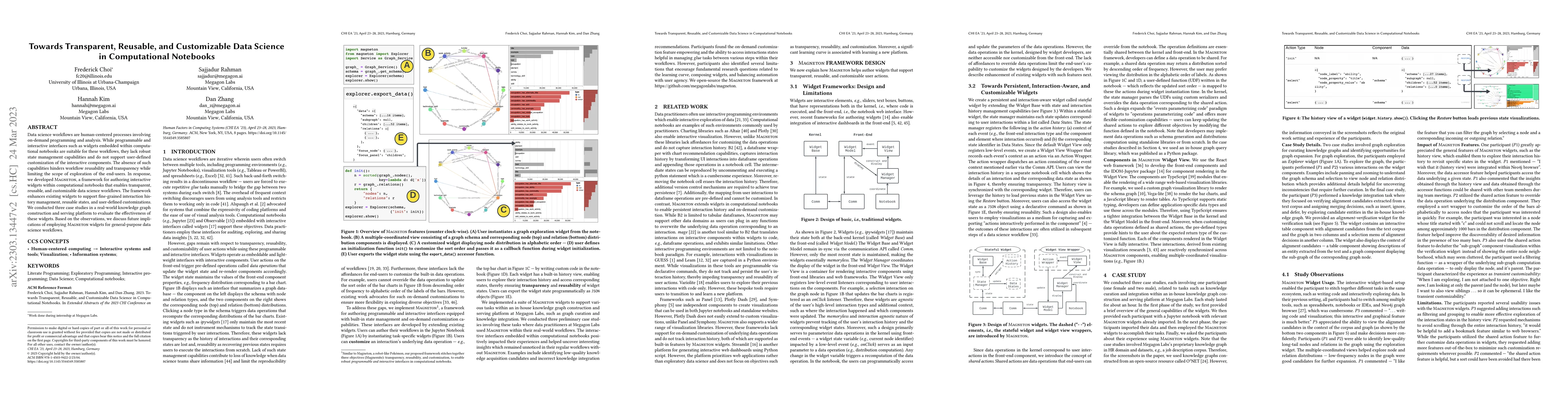 Thumbnail for Towards Transparent, Reusable, and Customizable Data Science in
  Computational Notebooks