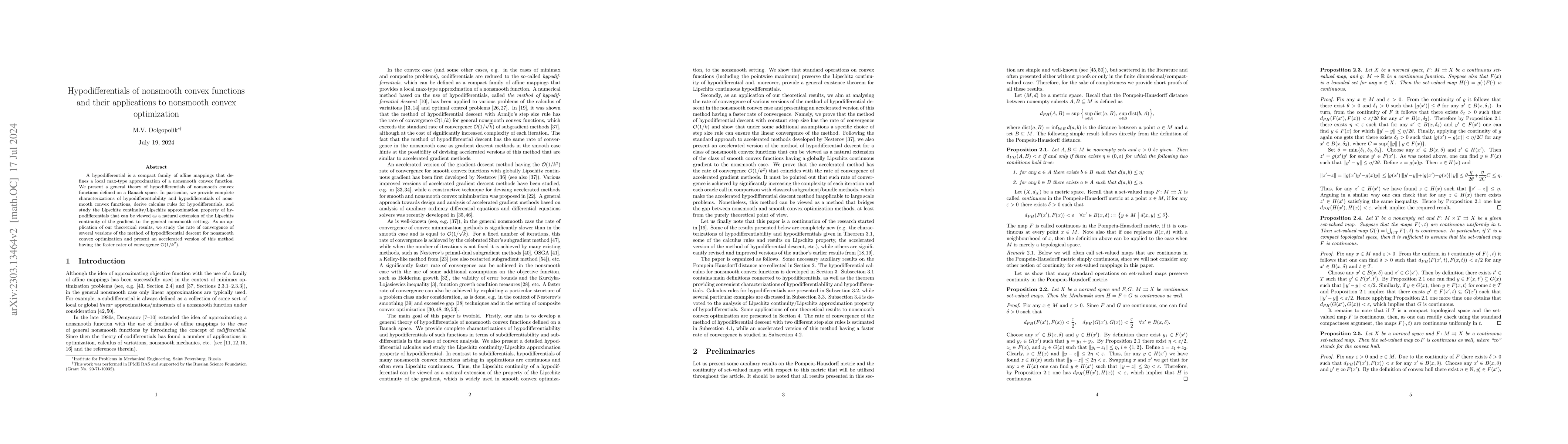 Thumbnail for Hypodifferentials of nonsmooth convex functions and their applications
  to nonsmooth convex optimization