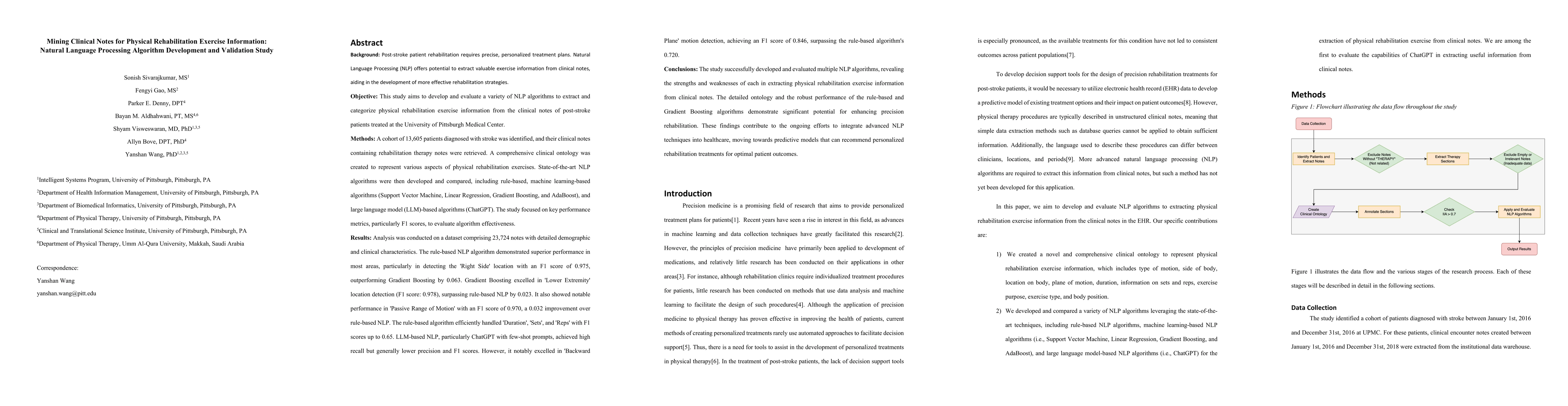 Thumbnail for Mining Clinical Notes for Physical Rehabilitation Exercise Information:
  Natural Language Processing Algorithm Development and Validation Study