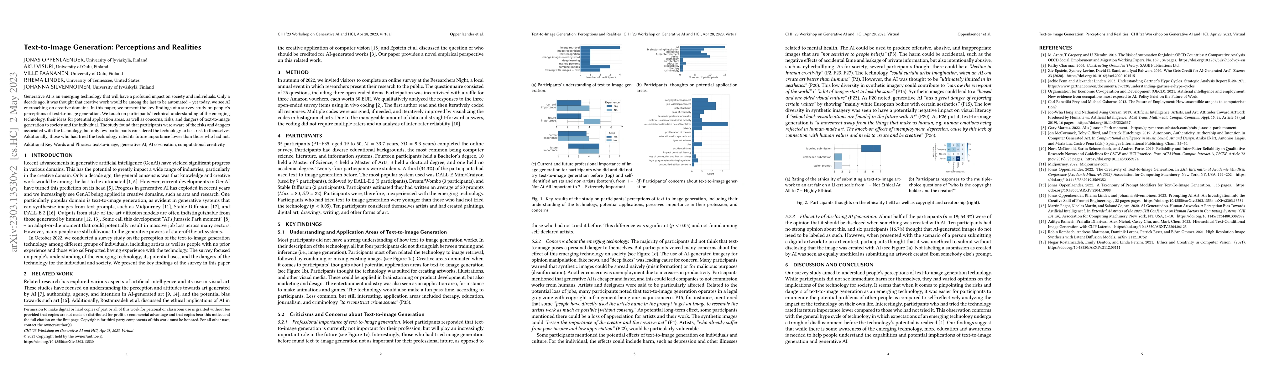 Thumbnail for Text-to-Image Generation: Perceptions and Realities