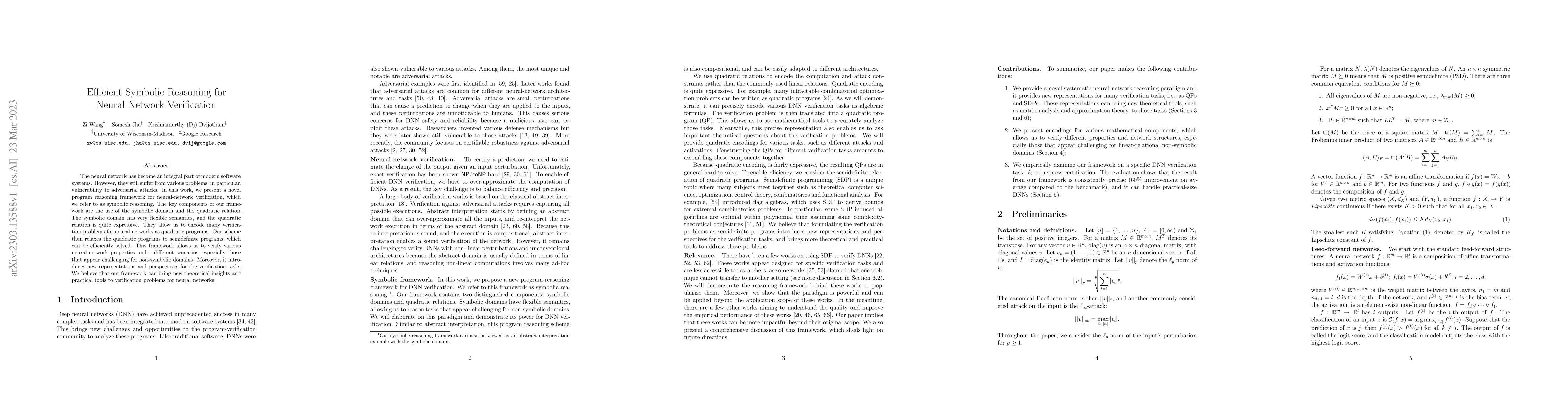 Thumbnail for Efficient Symbolic Reasoning for Neural-Network Verification