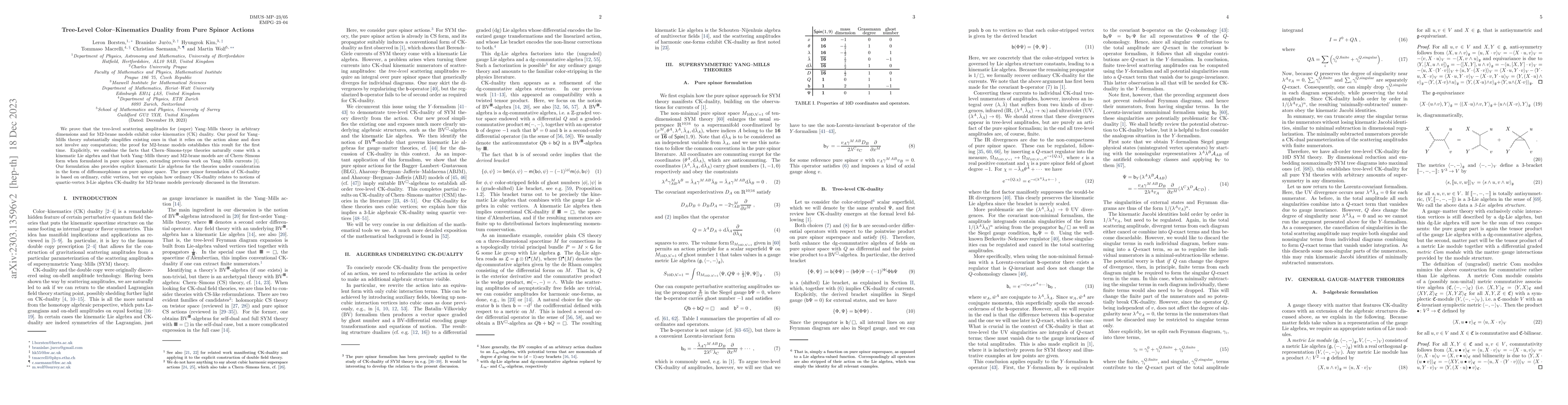 Thumbnail for Tree-Level Color-Kinematics Duality from Pure Spinor Actions