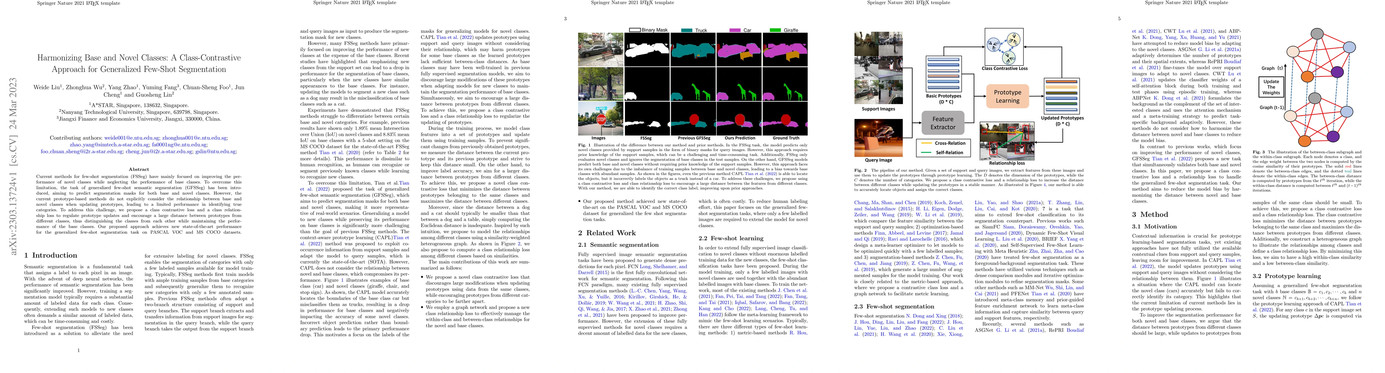 Thumbnail for Harmonizing Base and Novel Classes: A Class-Contrastive Approach for
  Generalized Few-Shot Segmentation