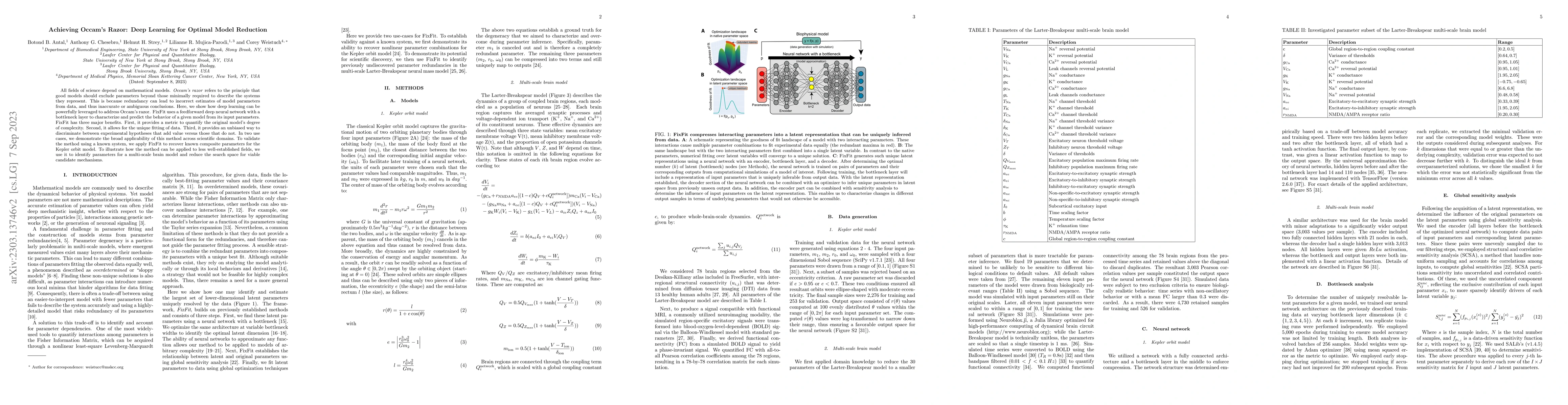 Thumbnail for Achieving Occam's Razor: Deep Learning for Optimal Model Reduction
