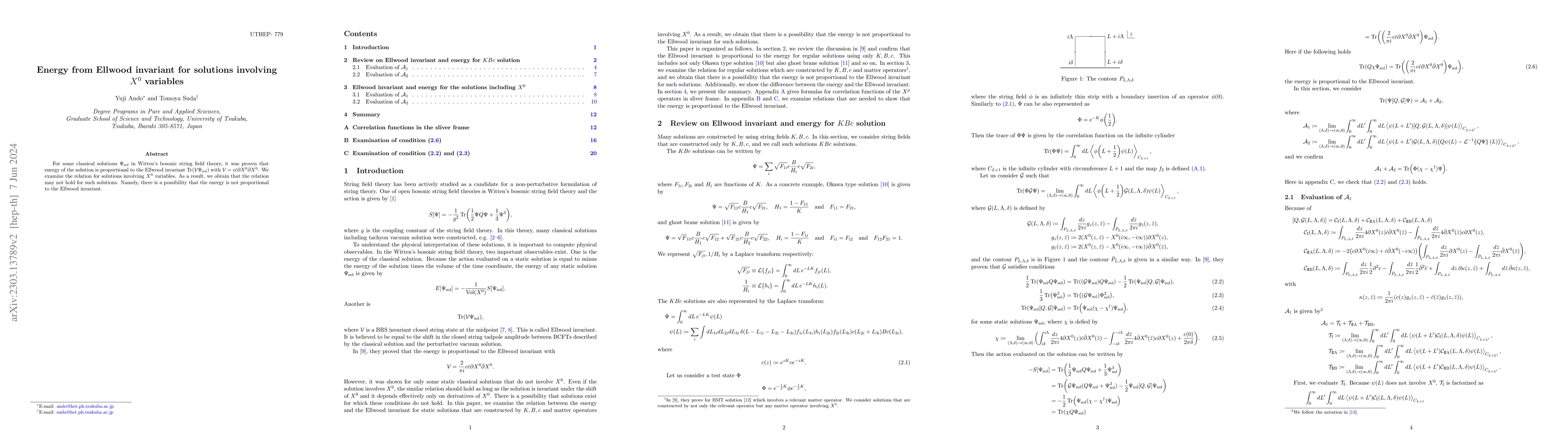 Thumbnail for Energy from Ellwood invariant for solutions involving $X^0$ variables