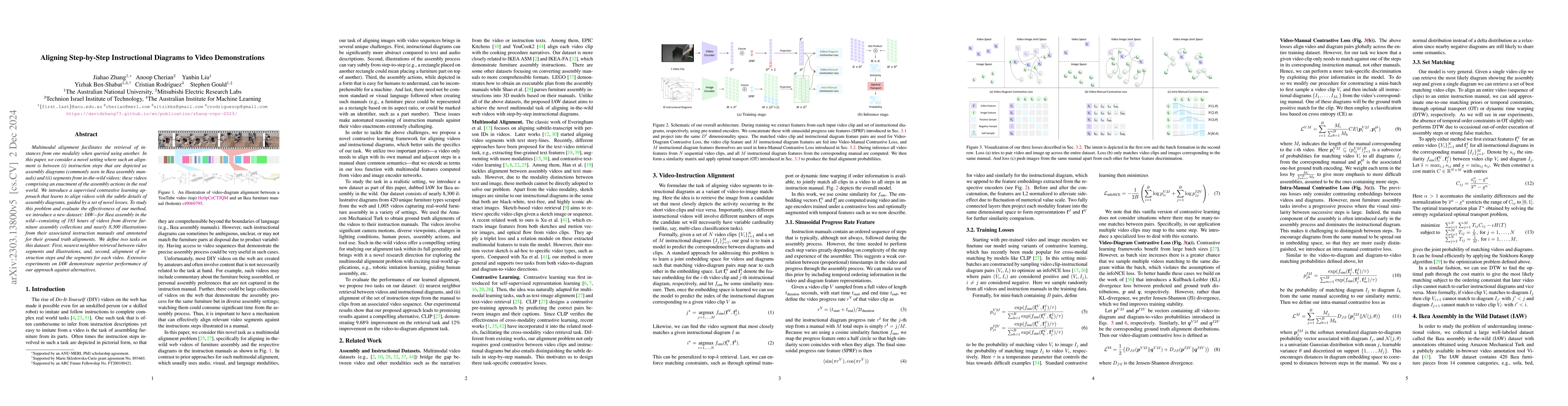 Thumbnail for Aligning Step-by-Step Instructional Diagrams to Video Demonstrations