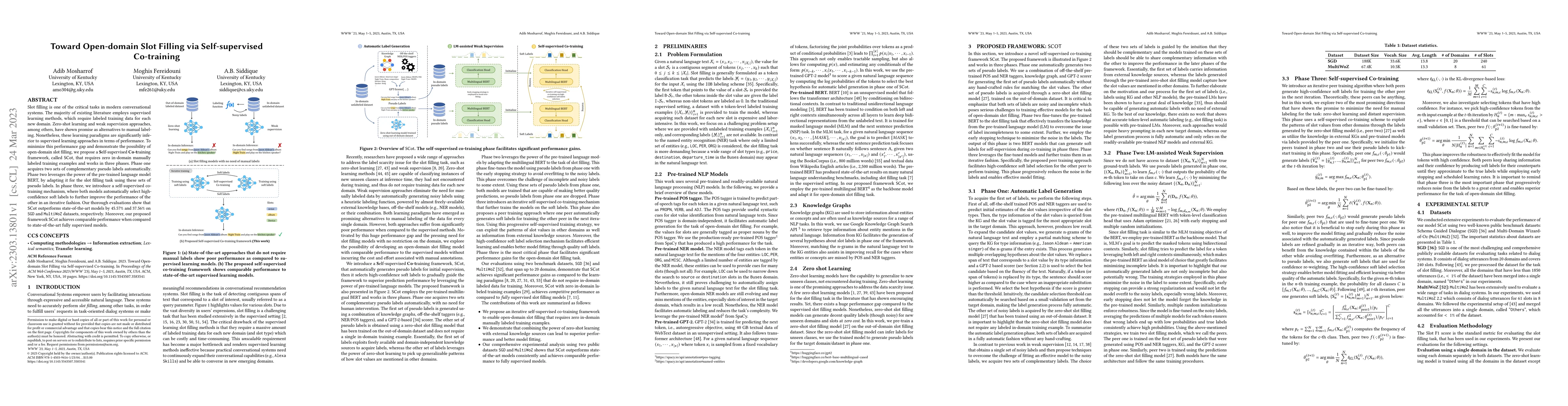 Thumbnail for Toward Open-domain Slot Filling via Self-supervised Co-training
