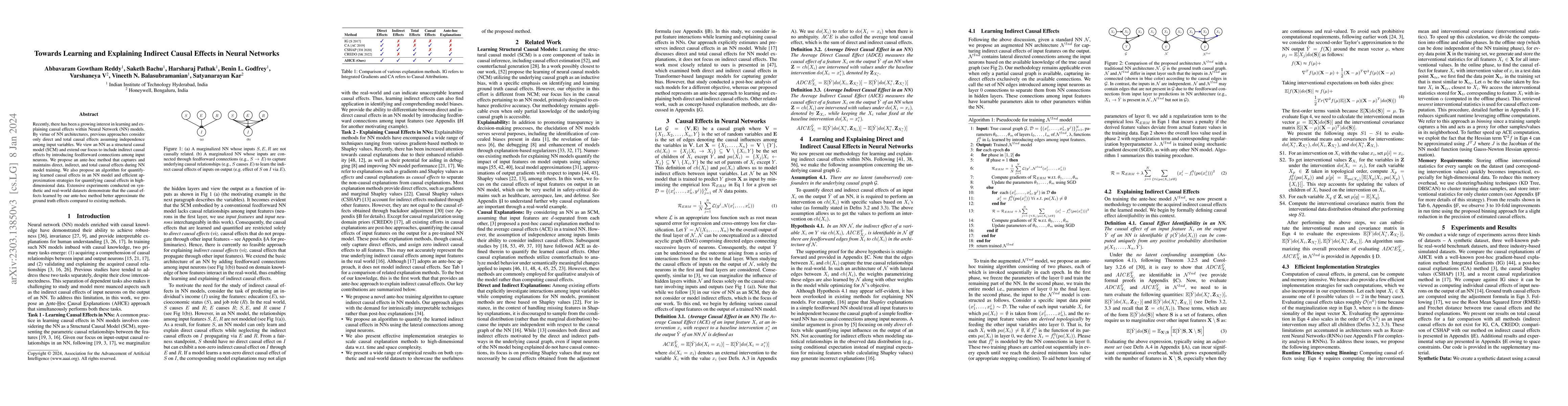 Thumbnail for Towards Learning and Explaining Indirect Causal Effects in Neural
  Networks