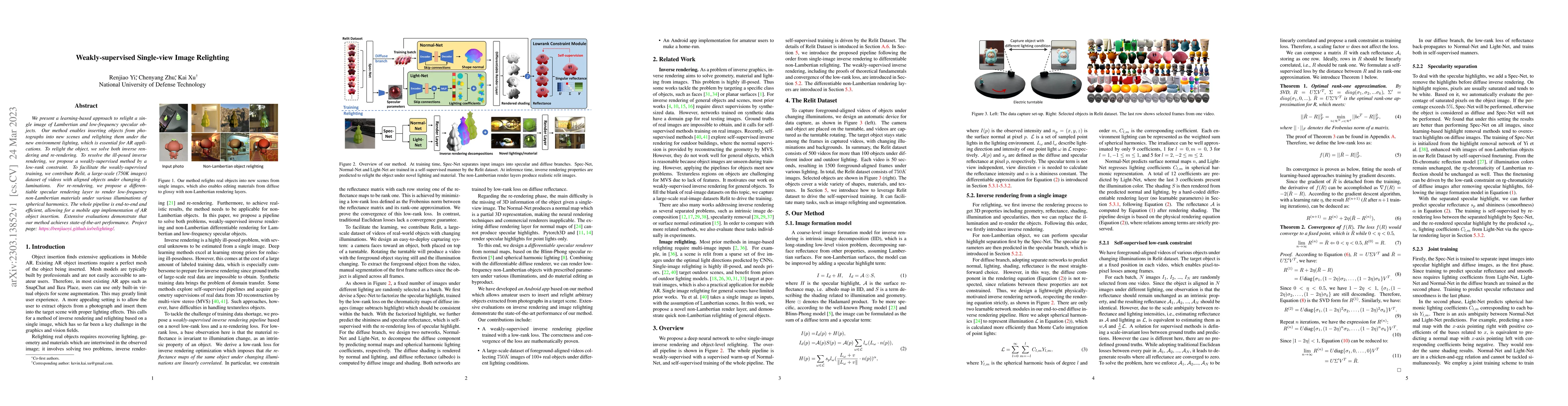 Thumbnail for Weakly-supervised Single-view Image Relighting