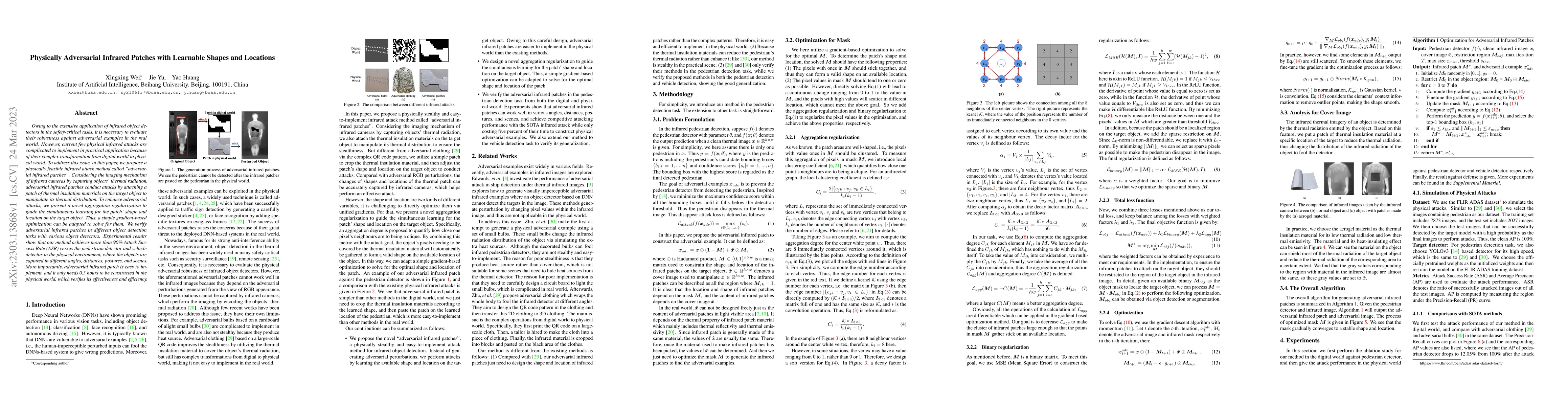 Thumbnail for Physically Adversarial Infrared Patches with Learnable Shapes and
  Locations