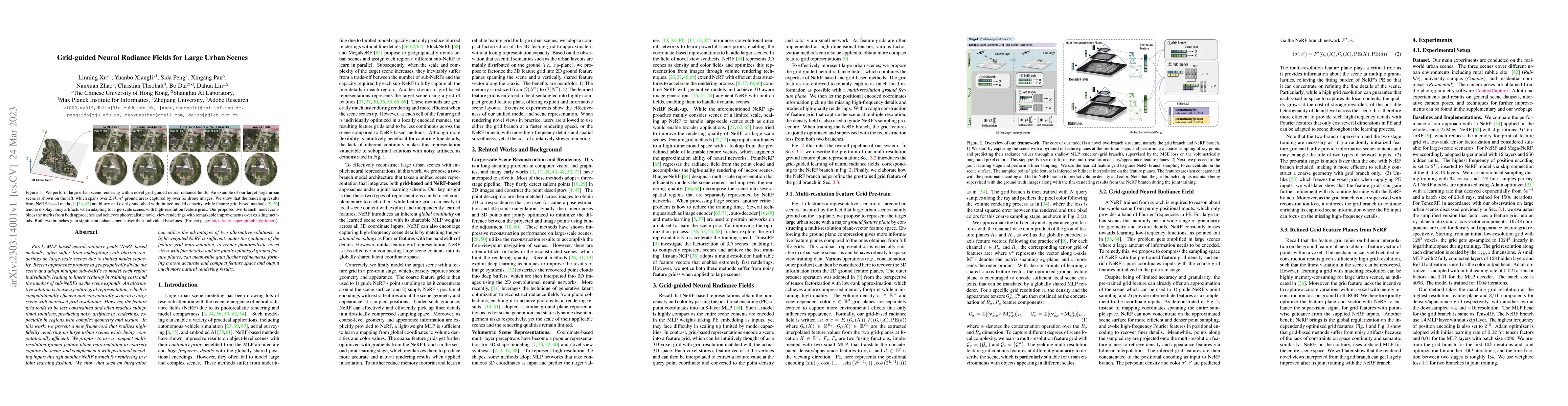 Thumbnail for Grid-guided Neural Radiance Fields for Large Urban Scenes