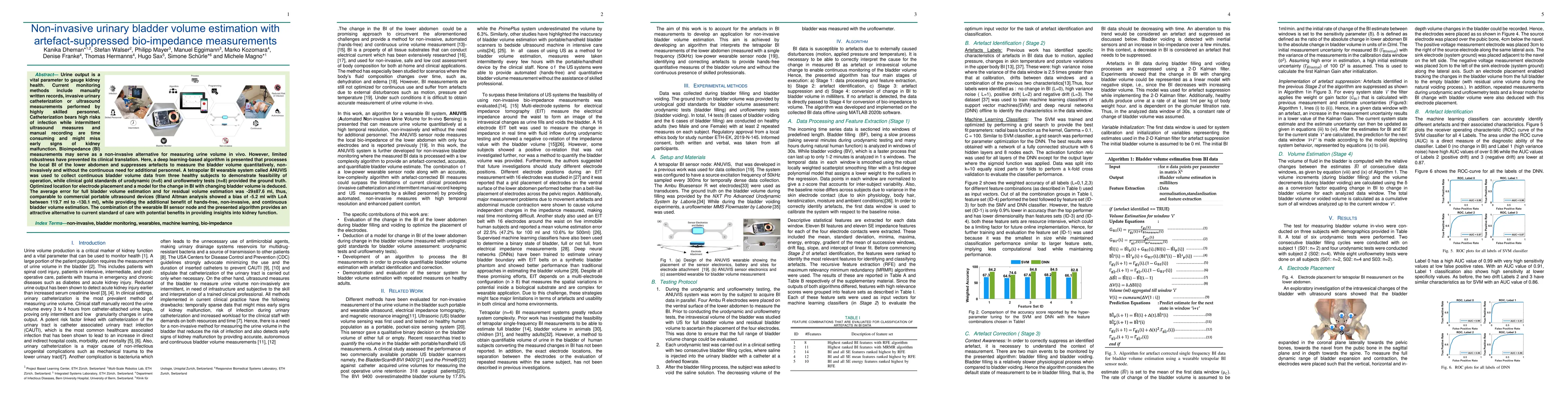 Thumbnail for Non-invasive urinary bladder volume estimation with artefact-suppressed
  bio-impedance measurements