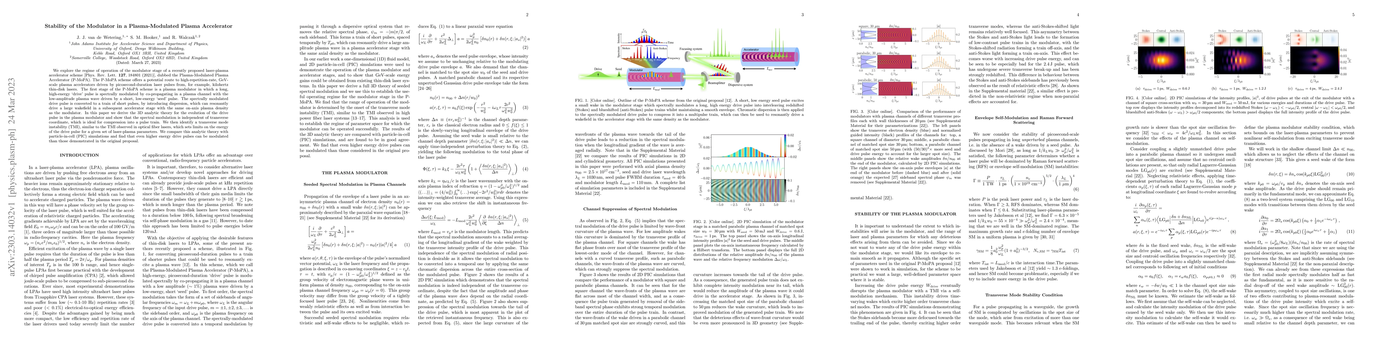 Thumbnail for Stability of the Modulator in a Plasma-Modulated Plasma Accelerator