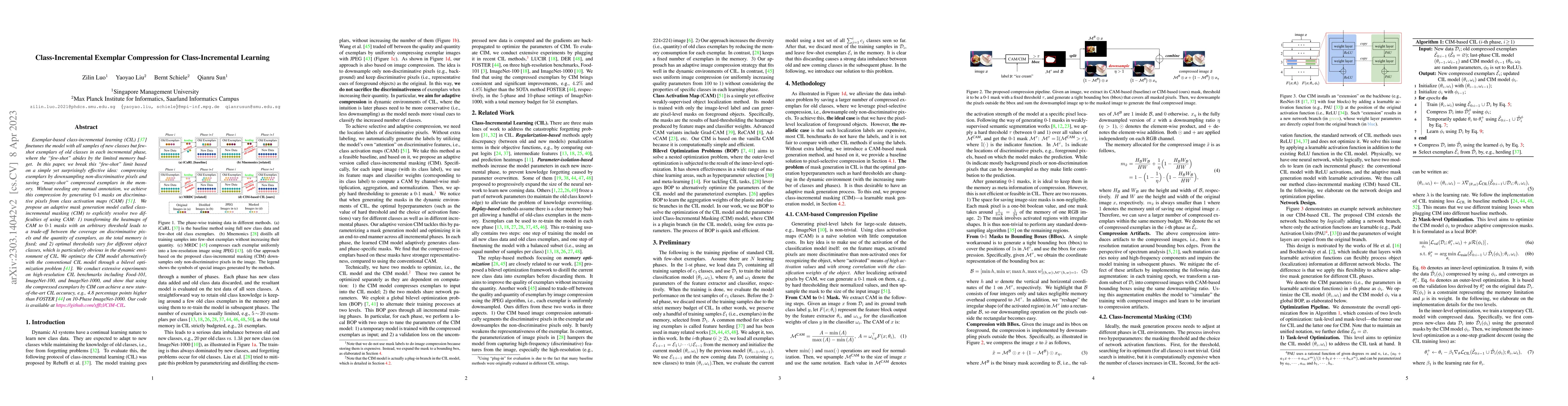 Thumbnail for Class-Incremental Exemplar Compression for Class-Incremental Learning